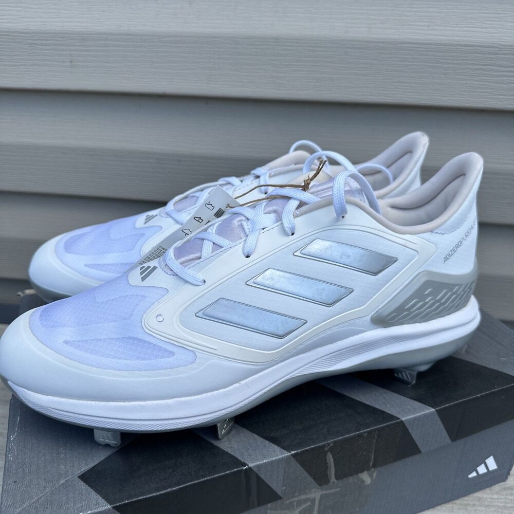 Adidas Adizero PureHustle 3 Elite Softball Metal Cleats Women Sz 12 Grey IG7133